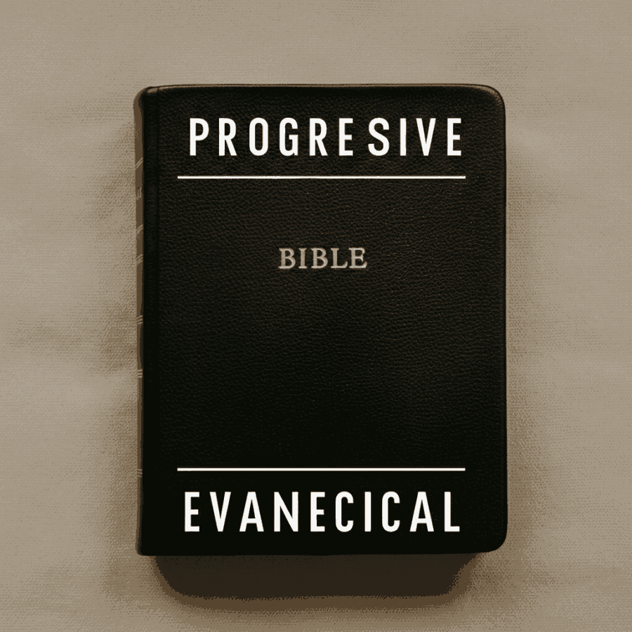 Image of a Bible that signifies Progressive Christians vs Evangelical Christian's approach to faith and Scripture.